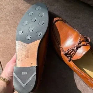 Allen Edmonds Colebrook Tan Leather Moccasin Loafers Allen Edmonds Colebrook Brown Leather Loafers Sz 11 D FREE  main image 3